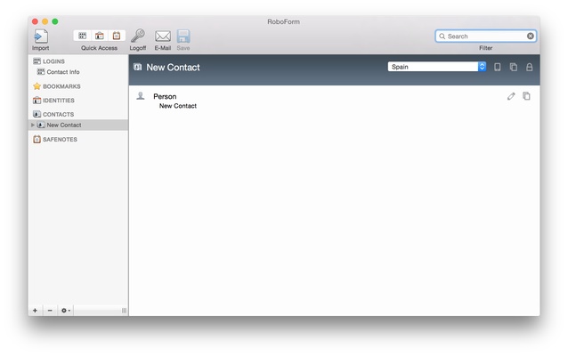 RoboForm screenshot 1