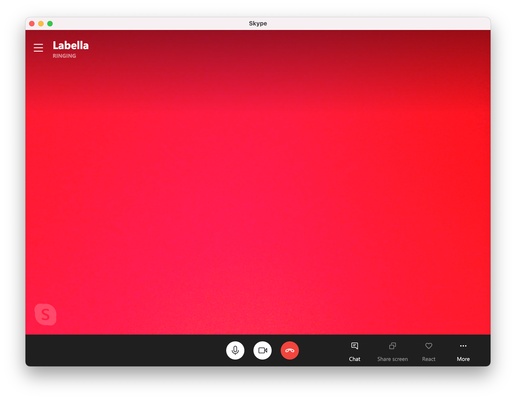 Skype screenshot 1