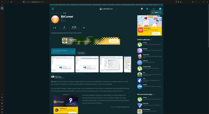 Zen Browser screenshot 1