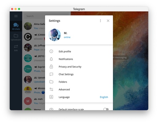 Telegram for Desktop screenshot 1