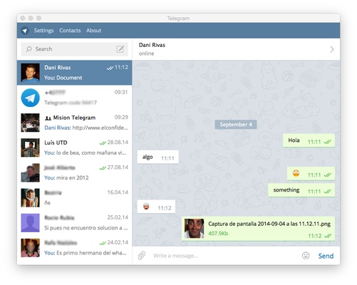 Telegram for Desktop screenshot 1