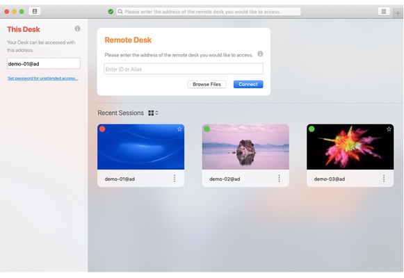 AnyDesk screenshot 1