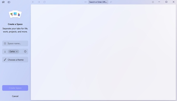 Arc screenshot 1