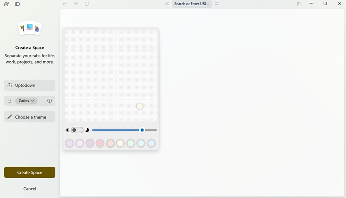 Arc screenshot 1