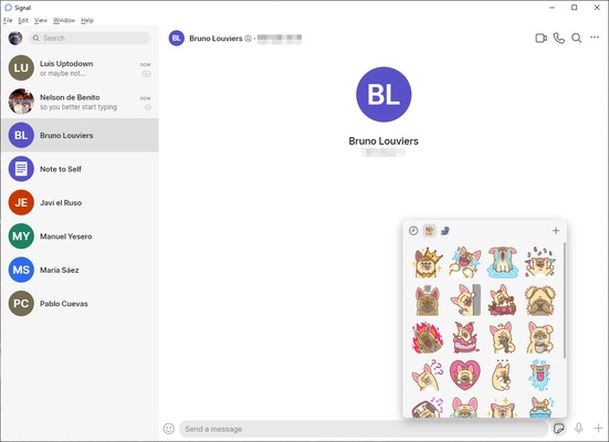 Signal screenshot 1