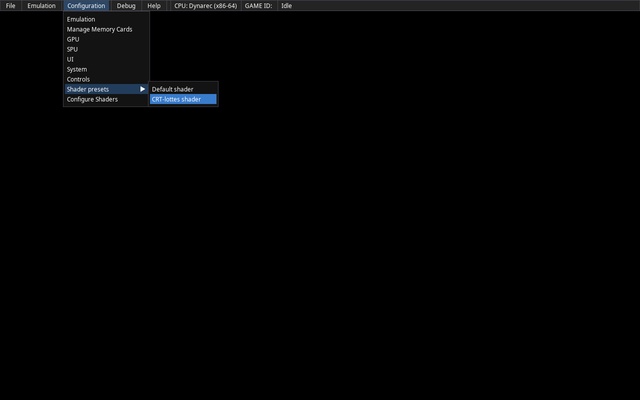 PCSX-Redux screenshot 1