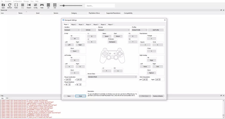 RPCS3 screenshot 1