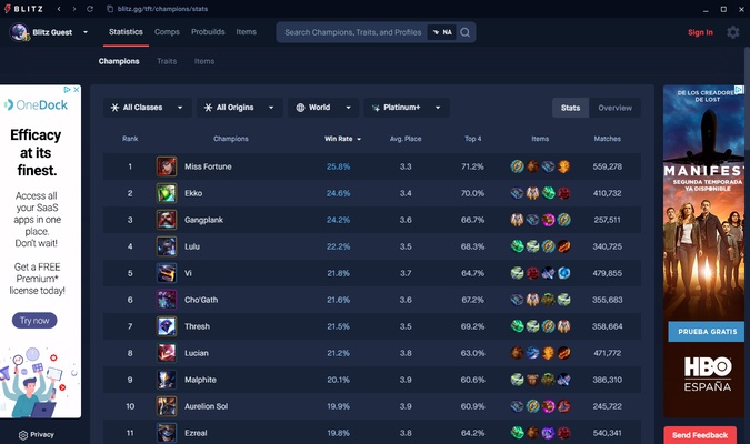 Blitz screenshot 1