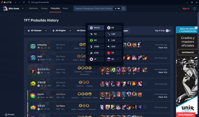 Blitz screenshot 1
