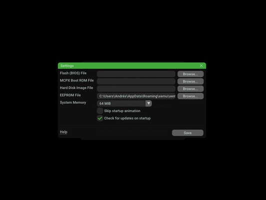 Xemu screenshot 1