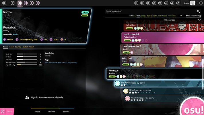 osu! screenshot 1