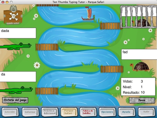 Ten Thumbs Typing Tutor screenshot 1