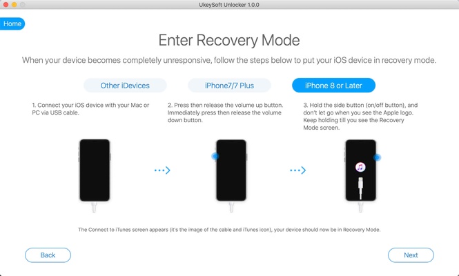 UkeySoft iPhone Unlocker screenshot 1