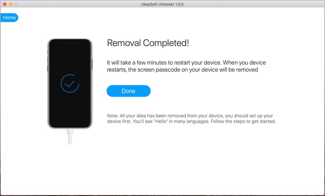 UkeySoft iPhone Unlocker screenshot 1