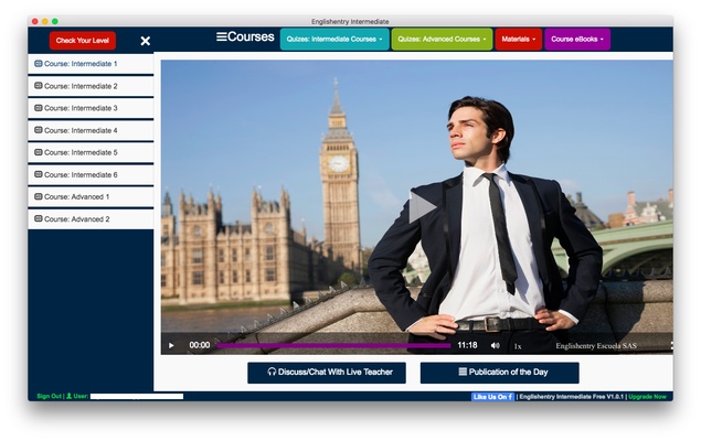 Englishentry Intermediate Courses screenshot 1