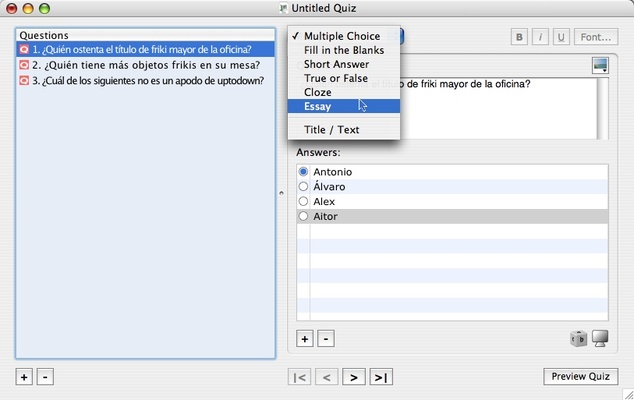 Quiz Press screenshot 1