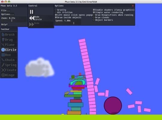 Phun screenshot 1