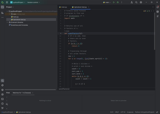 PyCharm Professional screenshot 1