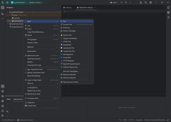 PyCharm Professional screenshot 1