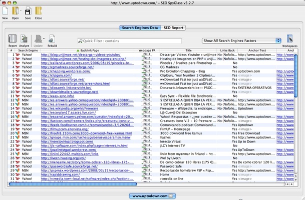 SEO SpyGlass screenshot 1