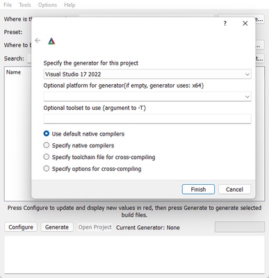CMake screenshot 1