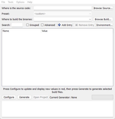 CMake screenshot 1