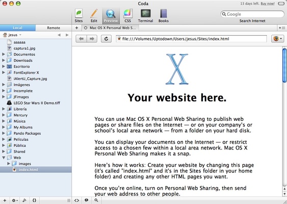 Coda screenshot 1