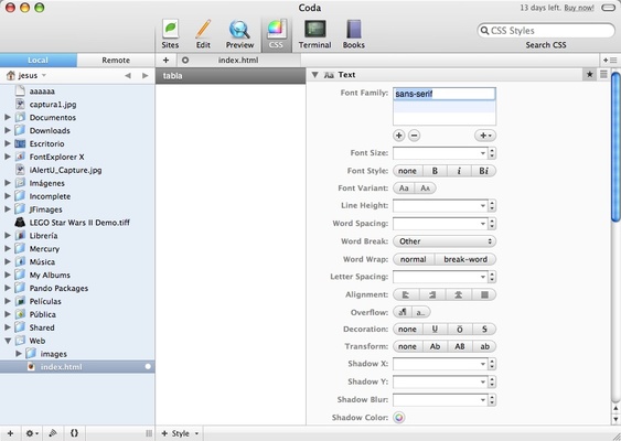 Coda screenshot 1