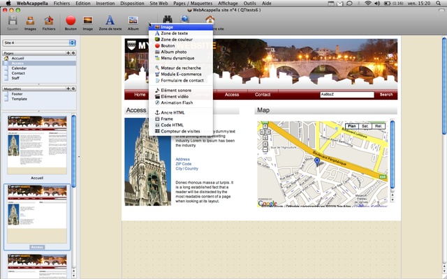 Web Acappella screenshot 1
