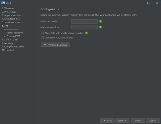 exe4j screenshot 1