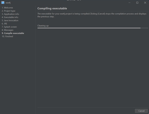 exe4j screenshot 1