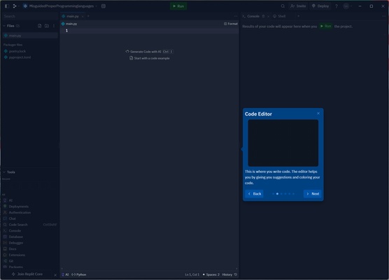 Replit screenshot 1