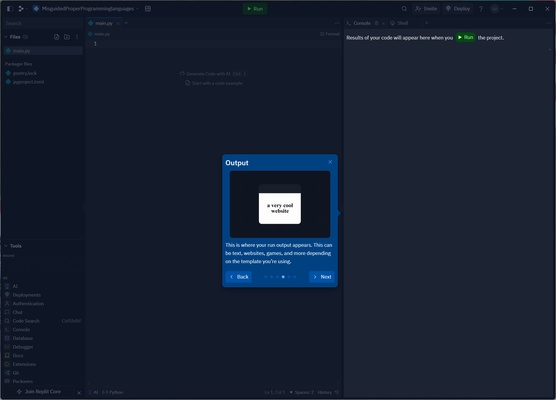 Replit screenshot 1
