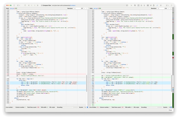 macSvn screenshot 1