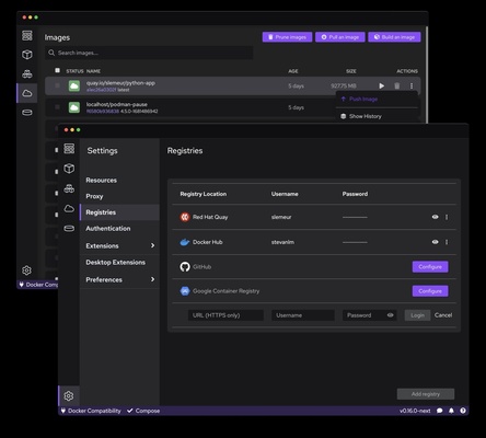 Podman screenshot 1