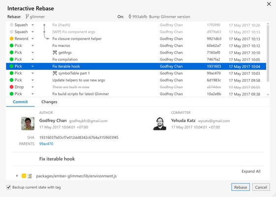Fork screenshot 1