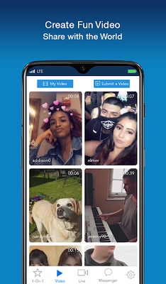 cake live stream video chat screenshot 1