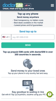 doctorSIM TopUp - Instant Airtime screenshot 1