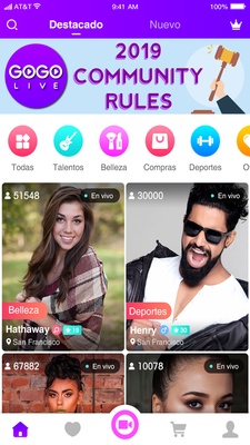 GOGO LIVE screenshot 1