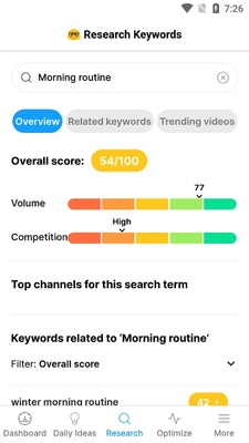 vidIQ screenshot 1