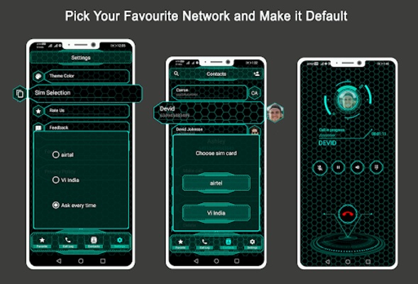 Hi-tech Phone Dialer & Contact screenshot 1