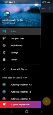 AutoResponder for Telegram screenshot 1