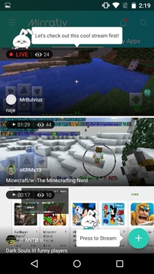 Mirrativ: Live Stream Any Game screenshot 1
