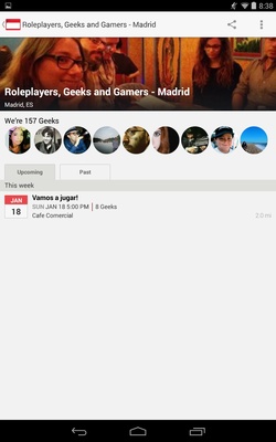 Meetup screenshot 1