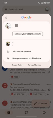 Gmail screenshot 1