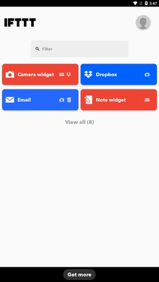 IFTTT screenshot 1