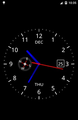 Clock Live Wallpaper screenshot 1