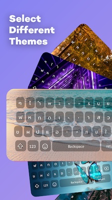 Thai Keyboard : Thai Typing screenshot 1