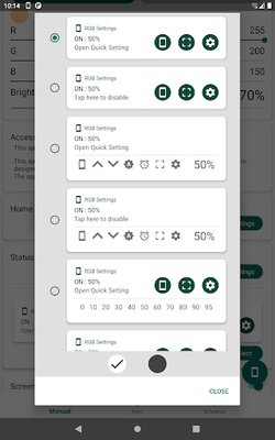 RGB Settings screenshot 1