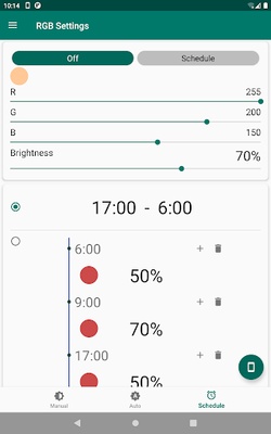 RGB Settings screenshot 1